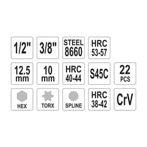 Yato 22 Pcs Alternator Repair Set, YT-04211