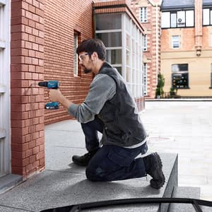Bosch 18V Lithium-ion Professional Cordless Combi Impact Drill Driver With 23 Pcs Accessoires Kit (Brushless), GSB 185-LI Kit