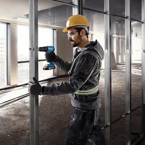 Bosch 18V Lithium-ion Professional Cordless Combi Impact Drill Driver With 23 Pcs Accessoires Kit (Brushless), GSB 185-LI Kit