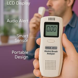 Kusam-Meco Digital Alcohol Breath Analyzer, AT-198