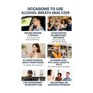 Kusam-Meco Digital Alcohol Breath Analyzer, AT-198