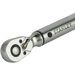 Stanley 40 - 200 nm Ratcheting Type Drive Torque Wrench With High Accuracy (1/2 Inch Sq. Drive), STMT73590-1-8