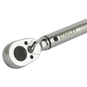 Stanley 60 - 340 nm Ratcheting Type Drive Torque Wrench With High Accuracy (1/2 Inch Sq. Drive), STMT73591-1-8