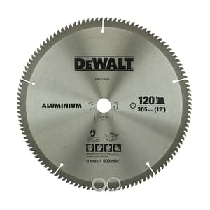 Dewalt 12 inch / 305 mm Circular Saw Blade For Cutting Aluminium (120 Teeth), DW03245-IN