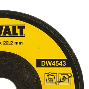 Dewalt 125 x 6 x 22.2 mm DCD Grinding wheel, DW4543