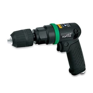 Toptul 3/8 Inch Keyless Chuck Reversible Air Drill, KAQA1220