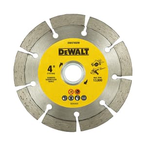 Dewalt 4 inch / 110 mm Segmented Diamond Marble Cutting Blade, DW47402M-IN