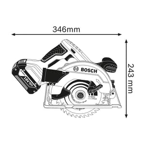 Bosch 18 V Professional Cordless Circular Saw, GKS 18V-57 (Solo)