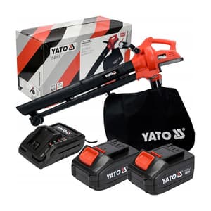 Yato 36V (18x2) DC / 230 km/h Air Speed Cordless Leaf Blower (Without Battery & Charger), YT-85175