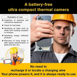 Fluke iSee -20°C to 550°C Mobile Thermal Camera (For Apple iOS), TC01B