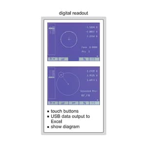 Insize 404 x 228 mm High Precision Profile Projector with Edge Detector, ISP-A5000E