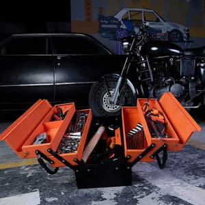 Groz 17 Inch / 5 Tray General Purpose Cantilever Tool Box With Trolley, MTB/5T
