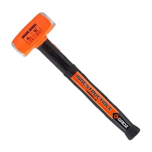 Groz 1800 Gms Heavy Duty Club Hammer With 16 Inch Indestructible Handle (52 HRC Head), CHID/4/16
