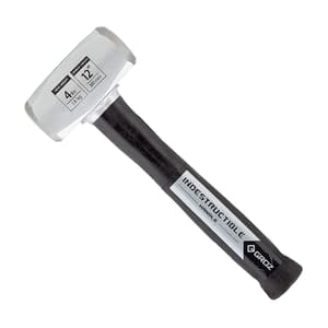 Groz 1800 Gms Soft Face Club Hammer With 12 Inch Indestructible Handle (30 HRC Head), CHID/SF/4/12