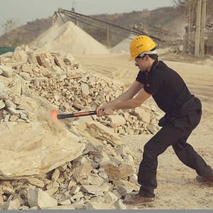 Groz 5500 Gms Heavy Duty Sledge Hammer With 30 Inch Indestructible Handle (52 HRC Head), SHID/12/30