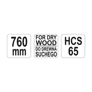 Yato 760 mm / 30 inch Saw Blade For Dry Wood, YT-3224