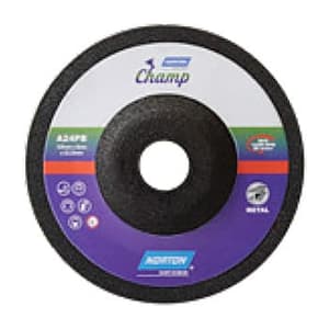 Norton Champ Green 100 x 4 x 16 mm Depressed Centre Wheel (Pack Of 25 Pcs), LTGDC5