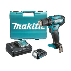 Makita 12V Max CXT Li-Ion 10 mm (3/8") Cordless Drill Driver with Charger & 1 Pcs 1.5Ah Battery, DF333DWY