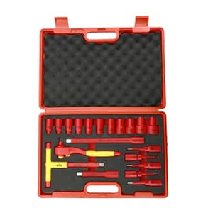 Yato 20 Pcs 1/2 Inch Sq. Drive Insulated Socket Set, YT-21284
