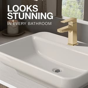 Kohler Hone Pillar Tap In French Gold Finish, K-22538IN-4-AF