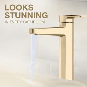 Kohler Hone Tall Pillar Tap In French Gold Finish, K-22539IN-4-AF