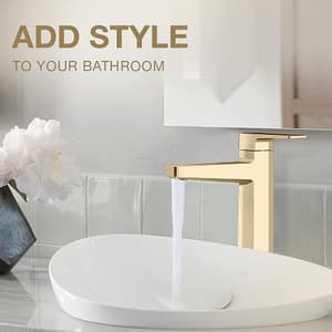 Kohler Hone Tall Pillar Tap In French Gold Finish, K-22539IN-4-AF
