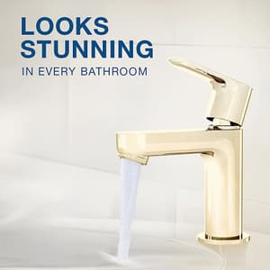 Kohler July Pillar Tap In French Gold Finish, K-75377IN-4-AF