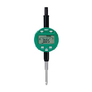 Insize 0 - 25.4 mm / 1 inch Flat Back Digital Indicator with Lift Cap (Advanced Type), 2104-25P