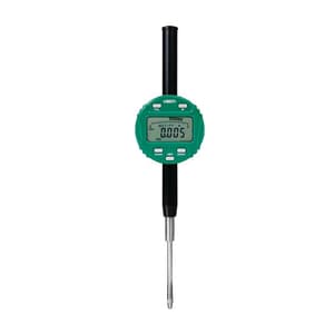 Insize 0 - 50.8 mm / 2 inch Flat Back Digital Indicator with Lift Cap (Advanced Type), 2104-50P