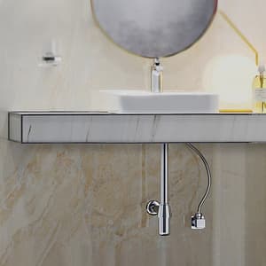 Kohler Complementary 350 mm Bottle Trap Without Drain In Polished Chrome Finish, K-75823IN-CP