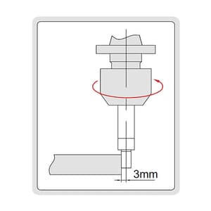 Insize 10 mm Shank Dia. Edge Finders, 6567-1