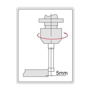 Insize 10 mm Shank Dia. Ceramic Edge Finder, 6568-1