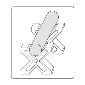 Insize 150 x 130 x 75 mm V - Blocks Set (Pack of 2 Pcs) , 6805-1