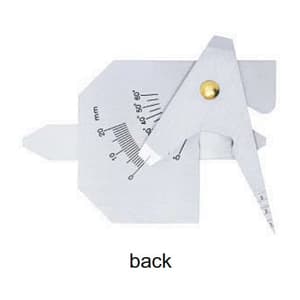 Insize 0 - 40 mm Stainless Steel Welding Gauge, 6832-1