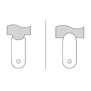 Insize 1 - 7 mm Radius Gauge, 4801-17