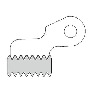 Insize 0.25 - 6 mm Pitch Gauge, 4820-452