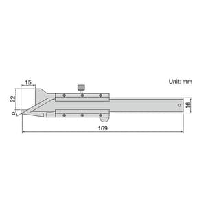 Insize 0-6 mm Chamfer Gages, 1267-6