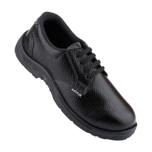 Alko Plus Low Ankle Synthetic Leather Safety Shoe with PVC Sole - Composite Toe (Black), APS 551