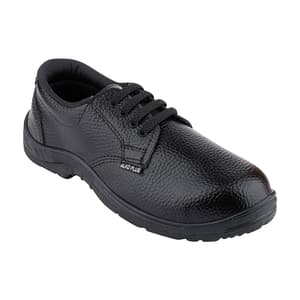 Alko Plus Low Ankle Synthetic Leather Safety Shoe with PVC Sole - Composite Toe (Black), APS 551