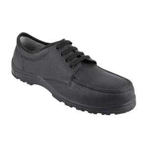 Alko Plus Low Ankle PVC Occupational Safety Shoe with Cotton Lining - Composite Toe (Black), APS 581