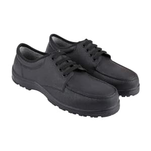 Alko Plus Low Ankle PVC Occupational Safety Shoe with Cotton Lining - Composite Toe (Black), APS 581