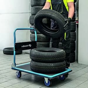 Hogert 900 x 600 mm Heavy Duty Hand Trolley, HT7G555