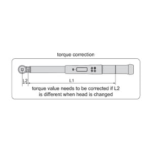Insize 30 - 300 Nm Interchangeable Head Digital Torque Wrench (Basic Type), IST-34W300
