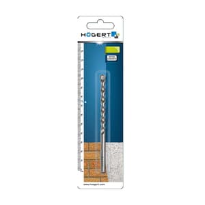 Hogert 4.00 x 75 mm Masonry Drill Bit with Round Shank, HT6D380