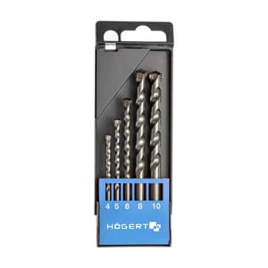 Hogert 5 Pcs Masonry Drill Bit Set, HT6D378