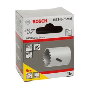Bosch 44 mm HSS Bi-Metal Holesaw for Standard Adapter (Long Life), 2 608 584 114
