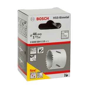 Bosch 46 mm HSS Bi-Metal Holesaw for Standard Adapter (Long Life), 2 608 584 115