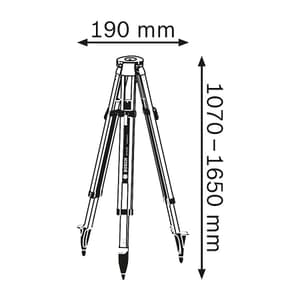 Bosch Professional Building Tripod, BT 170 HD