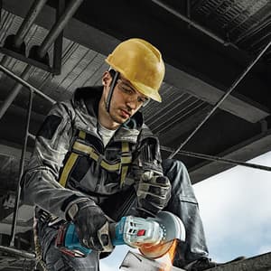 Bosch 100mm / 4 inch 18V Cordless Angle Grinder Professional, GWS 180-LI