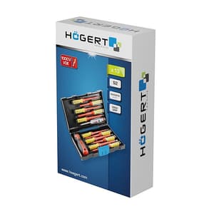 Hogert 13 Pcs Insulated Screwdriver Set (VDE), HT1S997